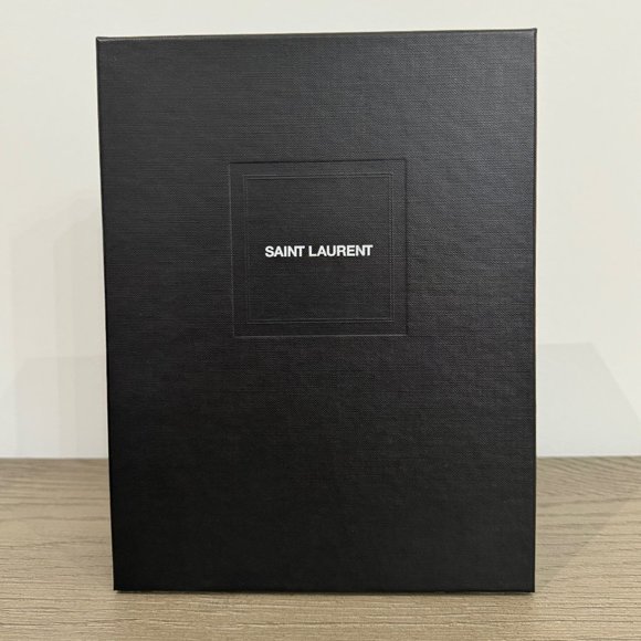 SAINT LAURENT Black Monogramme Envelope Chain Wallet Bag - Picture 7 of 15